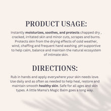 Load image into Gallery viewer, Mama's Organic Magic Balm Rx® 2 ( 2oz) + 1 ( .25oz) Travel Size