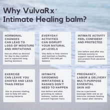 Load image into Gallery viewer, VulvaRx Organic Intimate Healing Balm® 2 (2oz) + 1 (.25oz) Travel Size